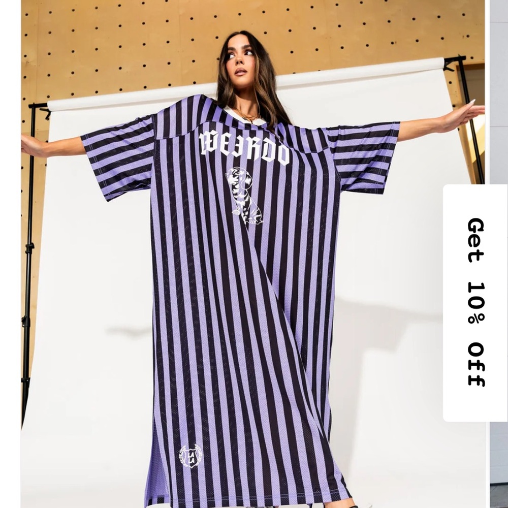 Long live weirdos Jersey dress